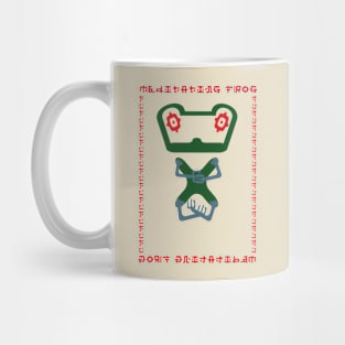 Meditating Frog Mug